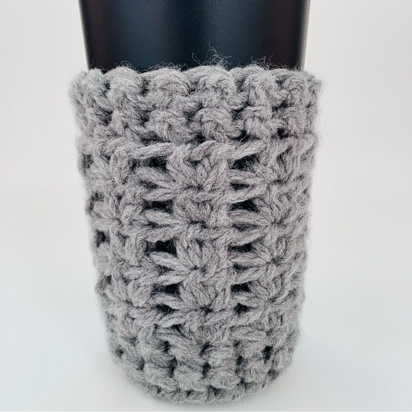 🖤Gray Knit Bottle Holder - Picture 3 of 8